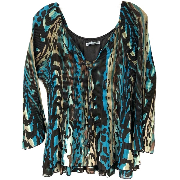 Signature by Larry Levine Tops - Signature by Larry Levine blouse XL